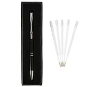 BESTOMZ Stylo à Libération d'air pour Installation de Films Adhésifs sur Voiture, Léger Fer, Kit Multi-pièces 5 Recharges pour Retrait des Bulles