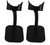 BESTOMZ Support de Lecture D'entrepôt Noir en Plastique et Fer, 2pcs, Assemblage Rapide Stabilité Renforcée, pour Bureau et Organisation de Poste de Travail