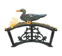 BESTOMZ Support Mural pour Tuyau D'arrosage en Fer Coulé de Canard, Résistant aux Intempéries, Dimensions 25x20x15 Cm, Style Rétro Européen pour Patio et Jardin