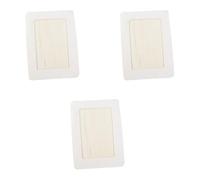 BESTOMZ Support Photo de Table en Bois 3pcs pour Décoration Maison, Cadre Photo Créatif et Protecteur, pour Affichage sur Bureau ou Table