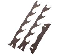 BESTOMZ Support pour Baguettes de Batterie en Bois, Grand Format, 5 Niveaux de Rangement Vertical, Porte-baguettes pour Percussion, Accessoire Pratique pour Batteurs et Collectionneurs