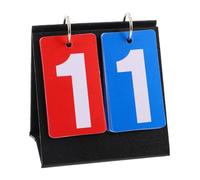 BESTOMZ Tableau de Score Portable en Papier Noir Spécial, Mini Marqueur de Score Pliable pour Jeux de Cartes et Sports Multisports, Base Stable, Affichage Clair, pour Compétition