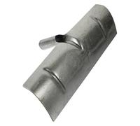 BESTOMZ Tête de Pelle en Fer Multifonctionnelle 39 Cm pour Nettoyage Élevage, Râteau Fer Argenté, Outil à Main pour Entretien Cages et Ferme, Accessoire Pratique pour Nettoyage du Bétail