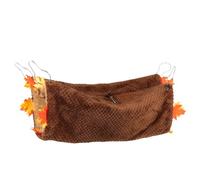 BESTOMZ Tunnel Chaud et Confortable pour Petits Animaux, Hamac en Peluche Ultra Doux 40x15 Cm pour Hamster, Chinchilla et Cochon D’Inde, D’Habitat Hivernal Adapté Cages et Niches