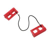 BESTOMZ Verrou de Direction Hydraulique Clips 4 Pouces, pour Moteur | PP Rouge, Retenue de Tige Cylindrique, Installation Facile, Transport Marin, Sécurité Renforcée