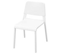 BestOnlineDeals01 Chaise Teodores, blanche, 46 x 54 x 80 cm, résistante et facile d'entretien Chaises de salle à manger Chaises Meubles Respectueux de l'environnement.