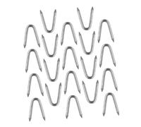 BESTonZON 1 Agrafes De Clôture u Attaches Galvanisées pour Grillage Métallique Et Clôture Tissée Clous De Jardinage Forme De u Pointes De