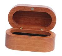 BESTonZON 1 Boîte Étui pour Médiator Titulaire Étui à Guitare Choix De Jazz Médiators De Banjo Housse De Médiator Boîtes à Bagues Organisateur D'accessoires De Guitare Cas Bois Massif