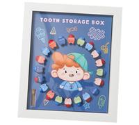 BESTonZON 1 Coffret Des Dents De Lait Enfant Récipient à Dents Pour Enfants Panier Bébé Porte Bébé Tasses Murales Gardien Des Dents Des Enfants Abdos