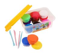 BESTonZON 1 Ensemble d'argile pour Enfants : Accessoires de Bricolage Ultra-légers, séchage à l'air, Argile 12 Couleurs avec kit d'outils Complet, idéal pour Les Loisirs créatifs et Les