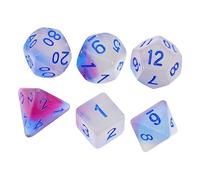 BESTonZON 1 Ensemble De 7 Pièces Dés Lumineux Nombre De Dés Accessoire De Jeux De Société Dés Polyédriques Dés De Jeu Dés Intéressants Dés à Plusieurs Faces Acrylique