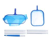 BESTonZON 1 Ensemble Épuisette de Nettoyage de Piscine avec Pôle de Écumoire Profonde Écumoire Profonde Sections pour Ramasser et Débris Votre Piscine