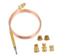 BESTonZON 1 Ensemble Kit de Thermocouple pour Appareils de Chauffage Capteur de Température pour Cheminées à Gaz et Chauffages de Patio Remplacement Sûr et Polyvalent pour Régulation
