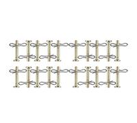 BESTonZON 1 Ensemble Kit épingle kit de goupille de Cisaillement de Rechange goupille Fendue pour souffleuse à Neige Remplacement goupilles Fendues de Cisaillement