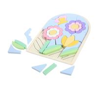 BESTonZON 1 Ensemble Puzzle pour Garçon Fille Éducatif Fleurs Développement Créativité Compétences Cognitives Construction Amusante pour Garçons et Filles