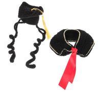 BESTonZON 1 Ensemble Tenue de Graduation pour Animaux de Compagnie Costume avec Chapeau pour Accessoire pour Photographier Moments Spéciaux
