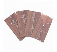 BESTonZON 1 Jeu Autocollants de hauteur en bois toise de croissance en bois tableau de mesure de la hauteur décoration de chambre de bébé toise pour enfants fille planche Autocollant mural