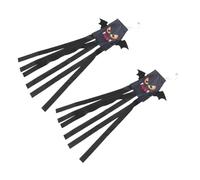 BESTonZON 1 Jeu Décoration De Halloween À Vent Résistants Aux Aléas Bannières De Chauve Souris Pour Fête Halloween Et Décorations Extérieures 2 Pièces