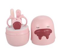 BESTonZON 1 Jeu Ensemble De Ciseaux à Ongles Outils De Polissage Des Ongles Coupe-ongles Pour Nouveau-nés Outils Pour Tout-petits Coupe-cuticules Kit D'art D'ongle Kit Bébé Rose Abdos