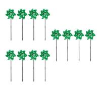 BESTonZON 1 Jeu Éoliennes À Rotation pour Extérieur De Vert Effaroucheur Oiseaux pour Aménager Votre Terrasse Ou Jardin Extérieur 4 Pièces