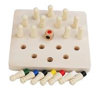 BESTonZON 1 Jeu Jouets de mémoire Jeux dés Portables Jouets électroniques échiquier Jouets pour Enfants dés Vierges Board Games Enfant de mémoire en Bois interactif Assorti