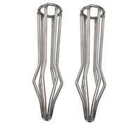 BESTonZON 1 Jeu Support De Grillage Acier Inoxydable pour Canard Pékinois Accessoire De Rôtissage Durable Et Pratique pour Barbecue Et Cuisine 2 Pièces