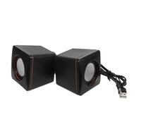 BESTonZON 1 Paire Haut-parleurs dordinateur Portable branchés Haut-Parleur de Table Haut-parleurs de Bureau Haut-Parleur d'ordinateur Haut-Parleur Filaire Haut-Parleur portatif