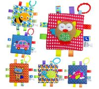 BESTonZON 1 Pc couverture apaiser bébé jouets pour bébés jouet de bébé jouet d'apaisement pour bébé serviette de main de bébé serviette apaiser bébé saisir serviette apaisante Étiquette