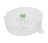 BESTonZON 1 Pièce Boule de Nourriture Petit Oiseaux Perruche Jouets de Puzzle de Perroquet Boule de Recherche de Perroquet mangeoire pour Perroquet Acrylique Blanche