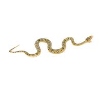 BESTonZON 1 Pièce Modèle de Python Animal de Simulation Hé Décoration Halloween Serpent Animal simulé Artisanat délicat Ornement drôle de Serpent modèle Animalier Brown