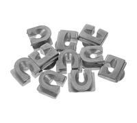 BESTonZON 10 Œillets en Alliage d'Aluminium pour Tête de Coupe-Bordures Accessoires Compatibles Tondeuse à Gazon Guide-Fil de Coupe Port de Fil Lot pour Entretien Pelouse