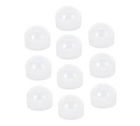 BESTonZON 10 Pièces boîte de rangement sucette contenant de sucette cache-poussière sucette rangement tétine transparent bébé sucette sucettes récipient à sucette housse de sucette portable