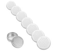 BESTonZON 10 pièces Boîte Diffuseur Aluminium pour Aromathérapie et Formation de Chiens Boîte Hermétique Décorative pour Parfum Intérieur et Voiture
