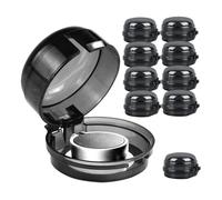 BESTonZON 10 pièces Cache Boutons Cuisinière Gaz Protection Garçon Fille Sécurité Plastique Transparent pour Gazinière et Four Couvre Bouton et Portable Touché Garçon Fille