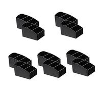 BESTonZON 10 Pièces Compartiment Auberge De Stockage Café Et Restaurant Conteneurs De Table Station De Condiments Boîte À Thé en Acrylique Support De Sachet De Thé Conteneur De Bureau