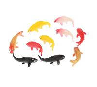 BESTonZON 10 pièces Décor de Poissons Artificiels pour Aquarium Modèles de Poissons Ornements Miniatures Simulés avec Détails Réalistes pour Aménagement Aquatique