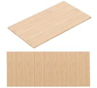 BESTonZON 10 Pièces Ébauches à Graver en Bambou Naturel Planches Rectangulaires Non Finies 9X5 CM pour Loisirs Créatifs Étiquettes Soi-Même Décoration Anniversaire et Bricolage