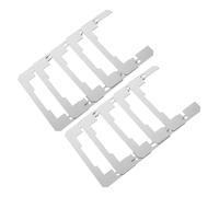 BESTonZON 10 Pièces Entretoises Murales Métalliques pour Prises Électriques Cales de Nivèlement pour Installation de Plaques Murales Fixation Stable et Durable Compatible avec Divers
