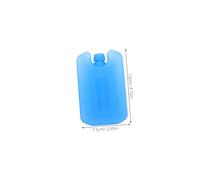 BESTonZON 10 Pièces Ice Packs Réutilisables pour Boîtes Repas Pack de Glace Rechargeable pour Transport et Conservation Alimentaire