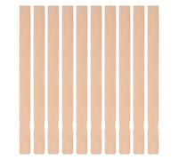 BESTonZON 10 Pièces Lot de 10 Bâtonnets de Mélange de Peinture en Bois de Bouleau Naturel 355X27X3,4 MM, Agitateurs pour Résine Époxy, Outils Artisanaux pour Loisirs Créatifs et