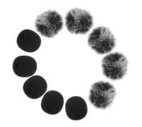 BESTonZON 10 pièces Lot de Housses Vent pour Bonnets Fourrure et Coton Protection Vent Souffle pour Enregistrements Clairs