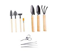 BESTonZON 10 Pièces Outils de Jardinage Miniatures Kit de Fournitures Horticoles pour Bonsai Plantes