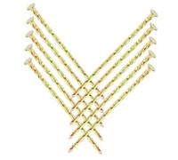 BESTonZON 10 Pièces Piquets De Tapis Acier Au Clous De Fixation pour Gazon Synthétique Remplacement De Piquet Fixe Spirale Métalliques