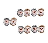 BESTonZON 10 Pièces Porte-clés Cartable de Cours Mini sachets de Bonbons Animal Mignon Portefeuille Ornement Peluche hérisson décor de hérisson en Peluche Dessin animé Pendentif