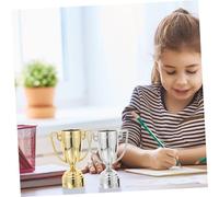 BESTonZON 10 pièces Trophées de Cérémonie Plastique pour Compétition Garçon Fille Coupes de Récompense Éducatives pour École Maternelle et Primaire Jouets de Jeu Décoratifs Réutilisable