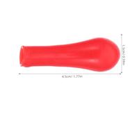 BESTonZON 100 Ampoules de Pipette de Laboratoire : Capuchon Compte-Gouttes en Latex Rouge pour enseignement de la Chimie, projets scientifiques et Laboratoire à Domicile
