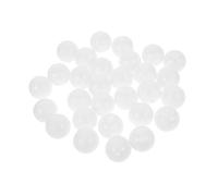 BESTonZON 100 Pièces accessoires de poupée clochette inserts de balles de insert de fabricant de bruit de cloches en peluche fourniture de jouets Plastique blanche