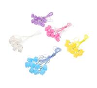 BESTonZON 100 Pièces Boîte à Dents Cas D'organisateur De Dent Oreiller De Fée Des Dents Pour Les Filles Souvenir De Stockage Des Dents Garçon Oreiller Fée Des Dents Blanche Plastique