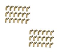 BESTonZON 100 Pièces Charnières Automatiques Invisible Ressort En Or Mini Charnières De Boîtier Charnière En Cuivre Cylindriques À Ressort De