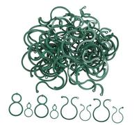 BESTonZON 100 pièces Clip de Support pour Plantes de Clips de Jardin Plastique pour Fixation Sécurisée des Vignes Fleurs et Légumes Durable et Réutilisable